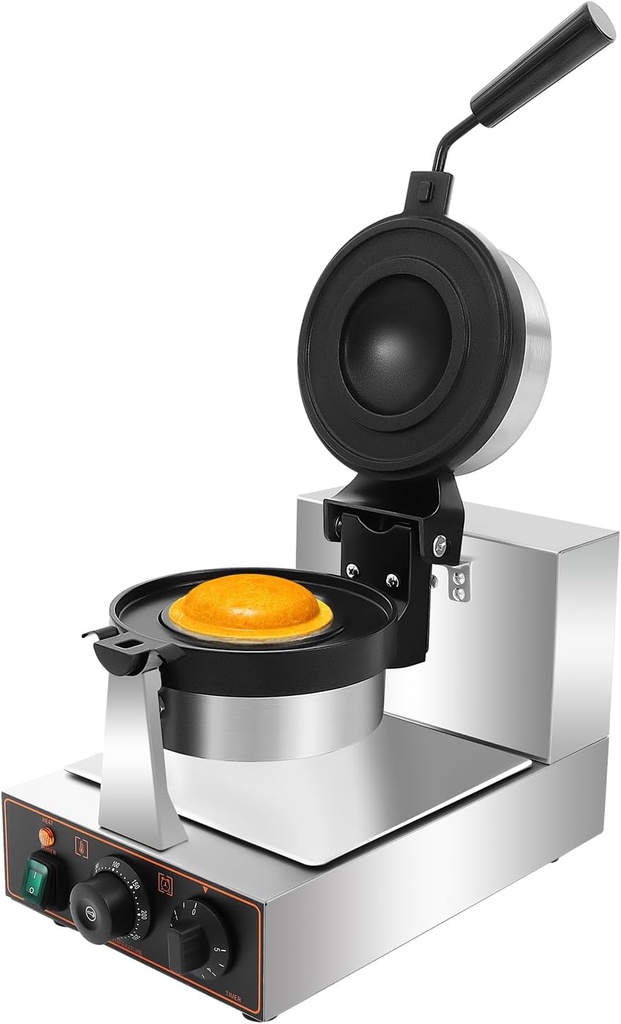 Electric Panini Press Burger Waffle Maker 110V Ice Cream Filling Sandwich Maker Commercial Nonstick Waffle Maker Machine for Home Kitchens Breakfast Shops
