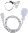 2m/6.56ft Sink Spray Rubber Hose Portable Sink Hose Faucet Sprayer Shampoo Sprayer Handheld Faucet Shower for Pets,Bathing Baby,Washing Hair,Rinsing Vegetables
