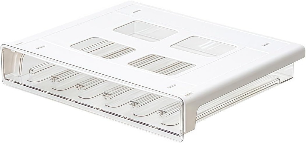 Coffee Pod Storage Rack Holder Fits Under Cabinets Holds 30 Capsules Keeps Pod Organization Neat and Accessible