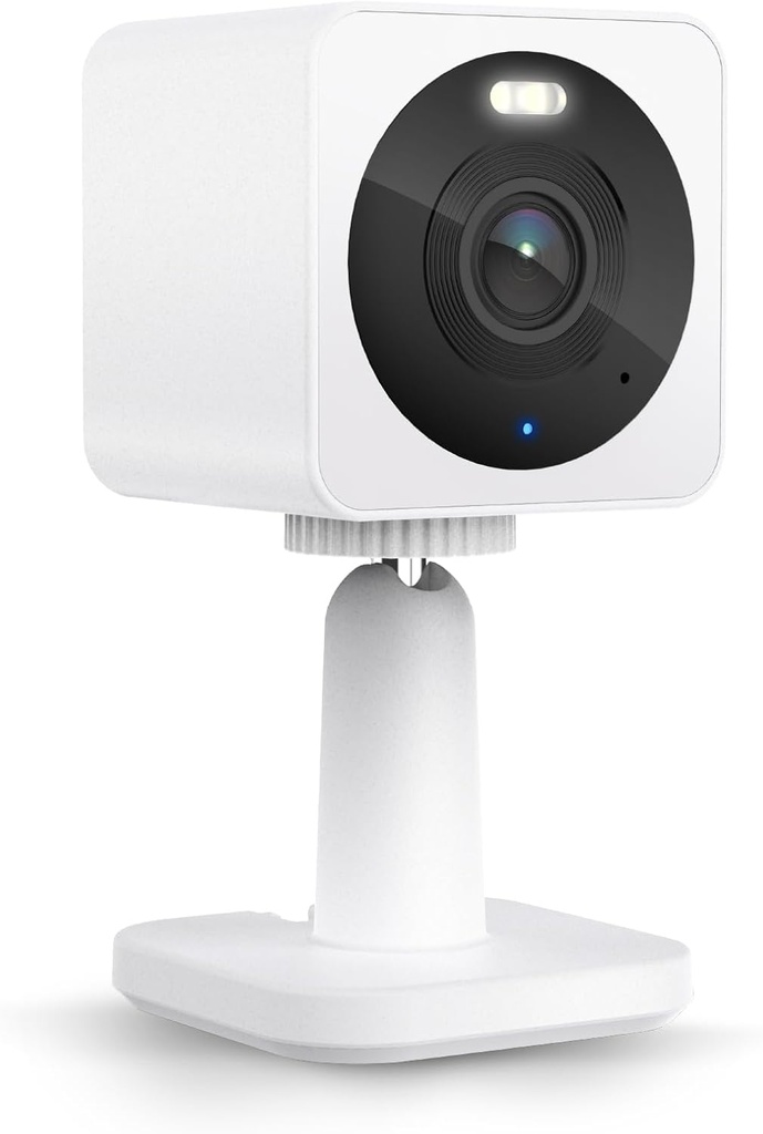 Wyze Cam OG Indoor/Outdoor 1080p Wi-Fi Smart Home Security Camera with Color Night Vision, Built-in Spotlight, Motion Detection, 2-Way Audio, Compatible with Alexa & Google, White, Free Expert Setup