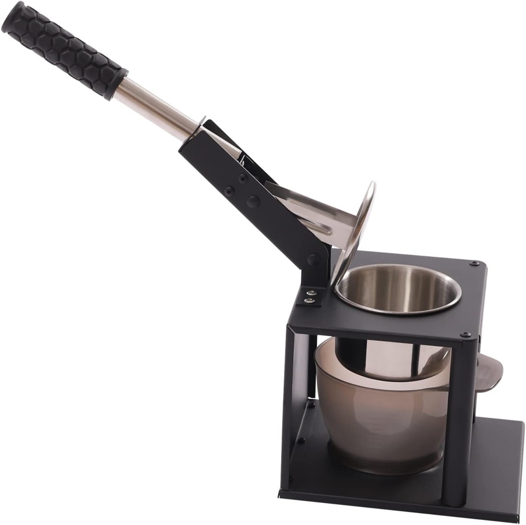 Stainless Steel Potato Ricer and Masher, Manual Juicer Fruit Press, 2 Interchangeable Discs Hand Food Press for Citrus Pomegranate Lemon Orange Lime