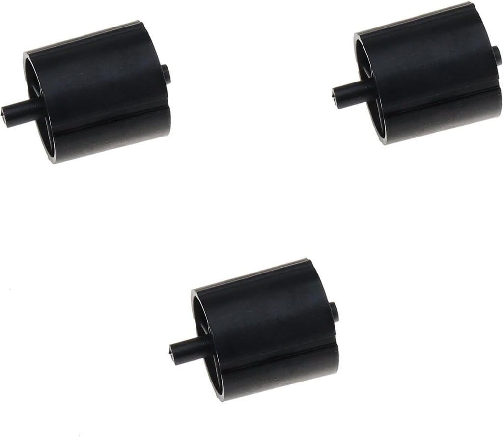 DGZZI 3PCS Black Desktop Heavy Duty Premium Plastic Tape Dispensers 1 Inch Core Replacement Tape Holder Accessories