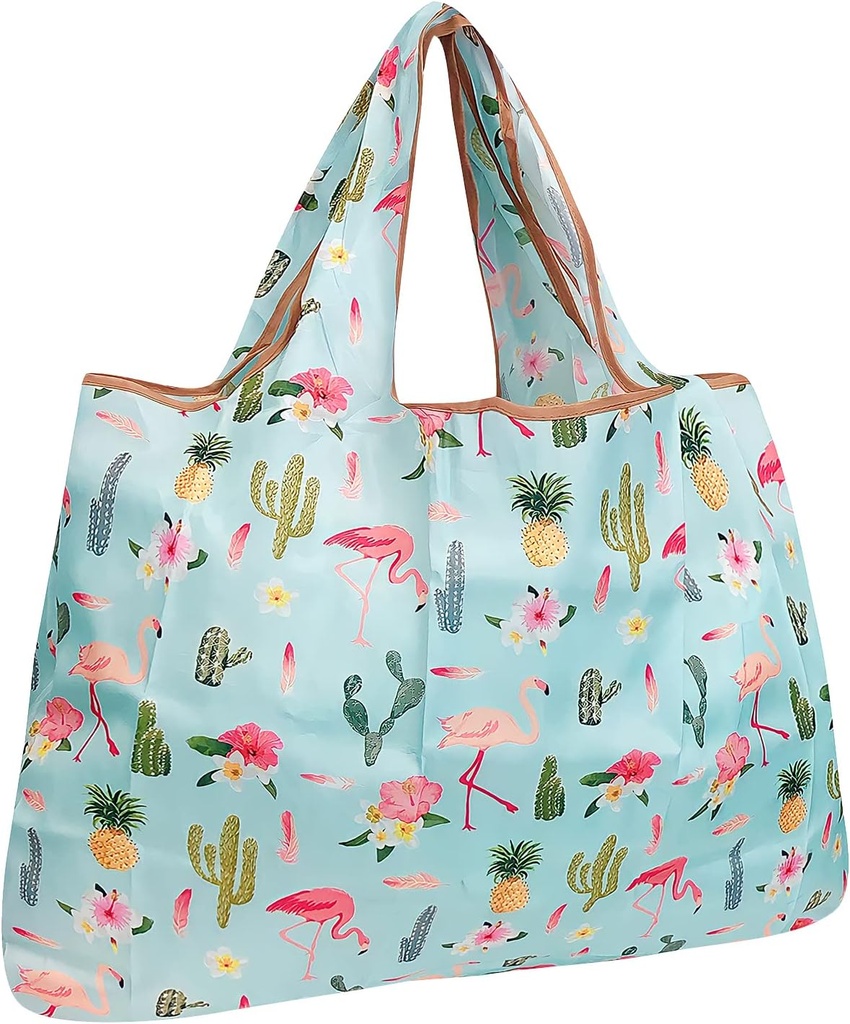 Wrapables Durable and Large Nylon Reusable Shopping Bag