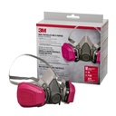 3M P100 / OV Odor / Particulate Multi- purpose Genanvendelig respirator 65021, NIOSH-GODKENDT Organic Vapor Cylinderampul, Medium