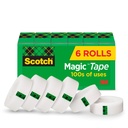 Scotch Magic Tape, Usynlig, 6 Rolls