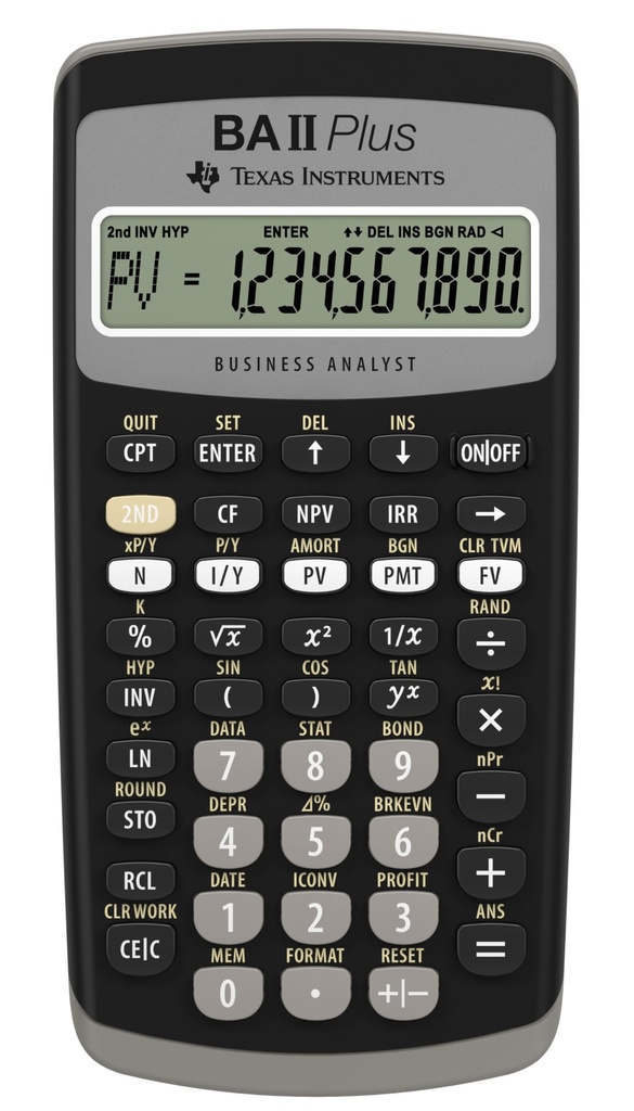 Texas Instruments BA II Plus Financial Calculator