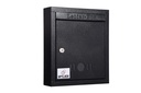 Mail Box Letter Box for Home og Gate Wall Mount Box Black (størrelse 11 * 9 * 3 tommer) Post Box med Key Lock for Home Gate Office Apartment Society Use 124;