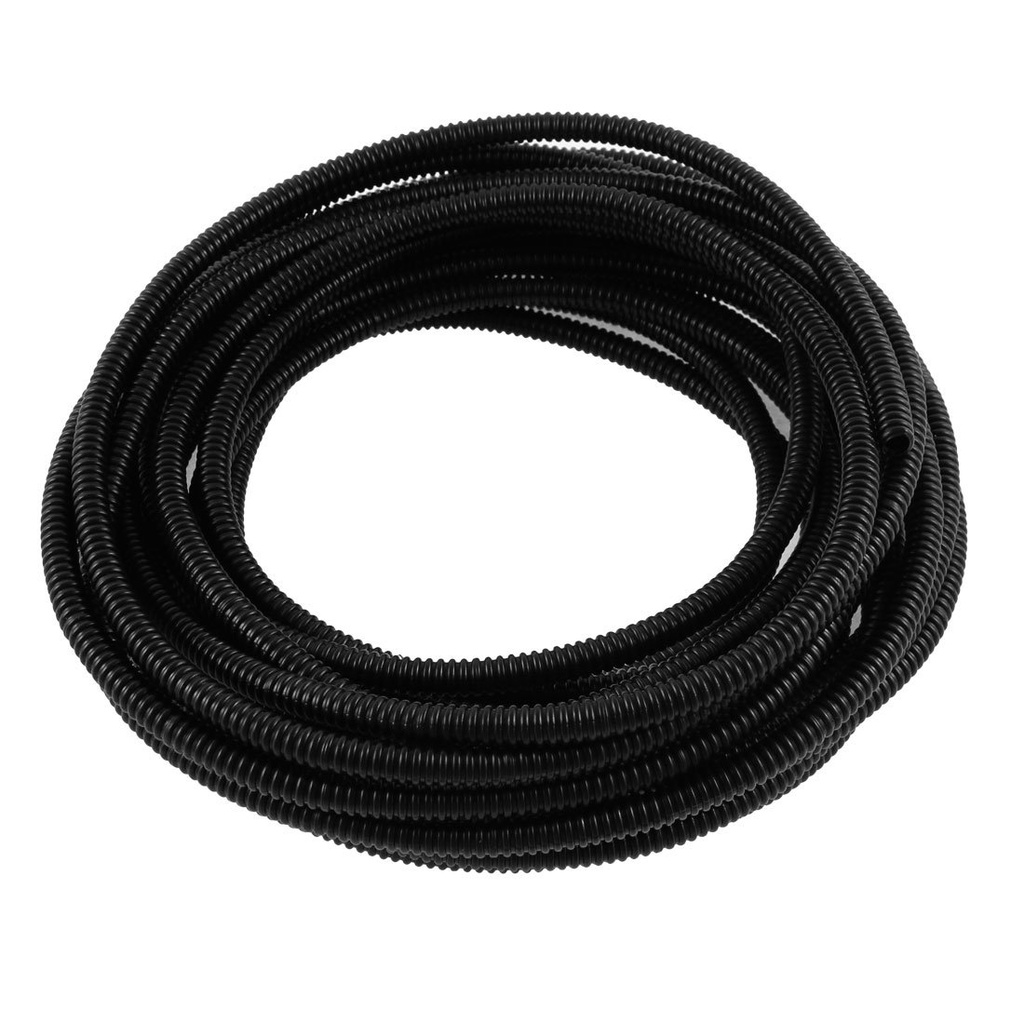 uxcell fleksibel PVC 7mm Ydre Dia Corrugated Tubing Conduit Tube Pipe 8M