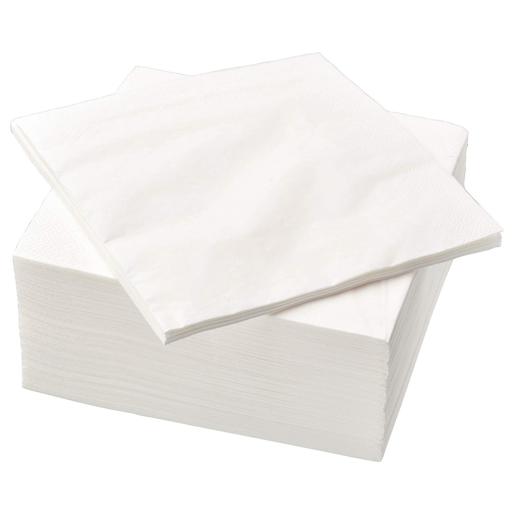 IKEA FANTASTISK - Paper napkin, white / - 40x40 cm by Ikea