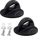 2 Pcs Universal Pot Lid Knob, Heat Resistant Pot Lid Knob Replacement,Easy Grip Pan Lid Holding Handles Compatible with Crockpot Lid Holder Kitchen Cookware Casserole Glass Saucepan
