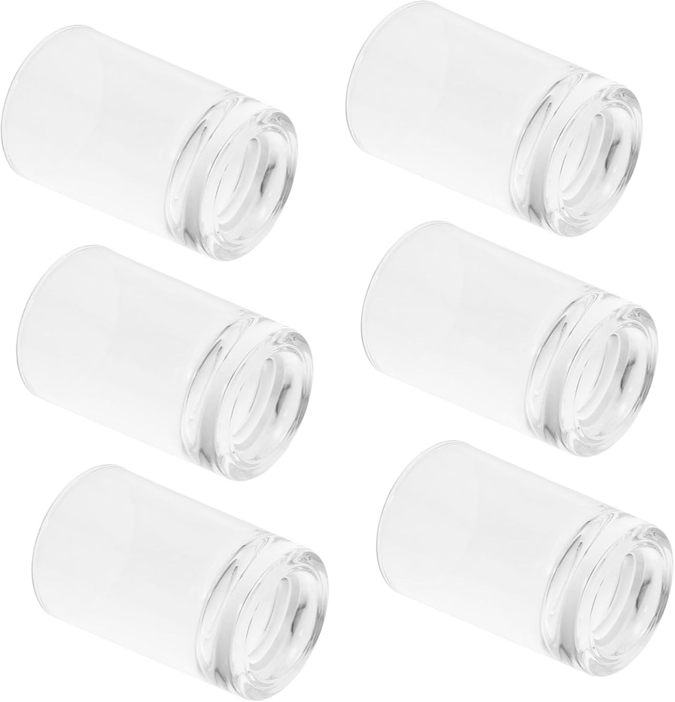 Alipis 6pcs Glass Cup Water Milk Cup Wine Beer Cocktails Drinking Container for Iced Coffee Glasses Bar Glassware