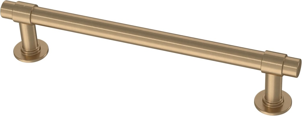 Franklin Brass - Francisco Champagne Bronze Gold Cabinet Handles 5 Inch (5") Hole Center Pulls | Easy Install, Durable Hardware for Kitchen Cabinet Door, Drawers, Dresser Pull, Furniture (10 Pack)