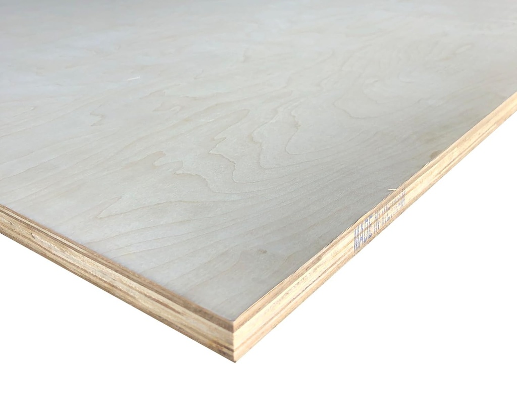 Falken Design Birch Plywood Project Panel Grade B3(D/E) 24 in. x 24 in. x 1/2 in. Thick