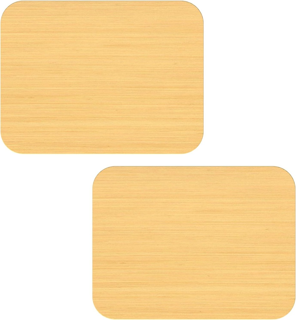 Wooden Replacement Lid Compatible with Pyrex 7210-PC 3-Cup Glass Bowls Rectangular Storage Cover Lids, Reusable Covers Compatible with Pyrex Rectangular Container Durable Food Storage Lids (2 PC)
