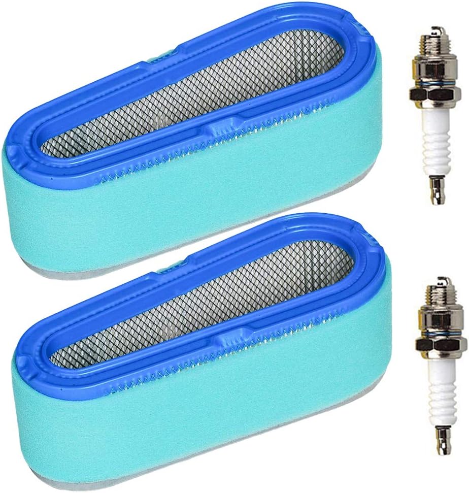 HIFROM Replacement Air Pre Filter Oil Filter Fuel Filter 808656 Fuel Pump Spark Plug Replacement for 691007 Intek V-Twin 18-26 HP Engines Lawn Mower Parts