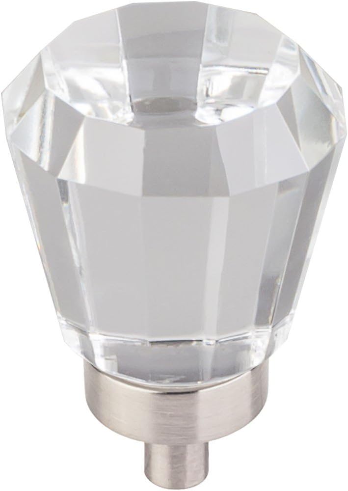 Jeffrey Alexander G150SN Harlow Collection Knob, Satin Nickel