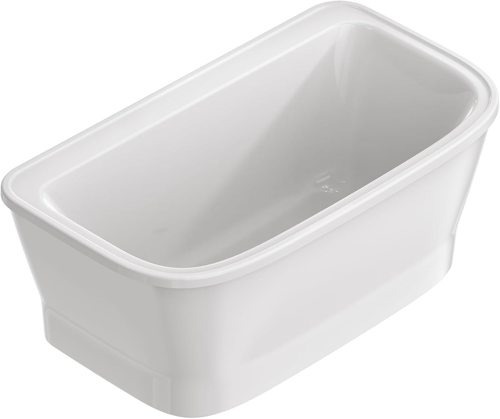 American Standard 2967004.020 Aspirations 60 x 34-Inch Freestanding Bathtub With Drain, White