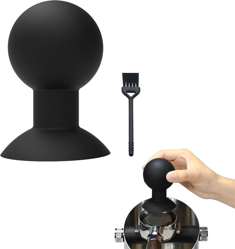54mm Coffee Grounds Remover Tool,Silent Puck Ejector Tool,Barista Espresso Tool Accessories,Free-knock Box Grind Coffee Puck Blowing Out Tool,For 54mm Bottomless Portafilter