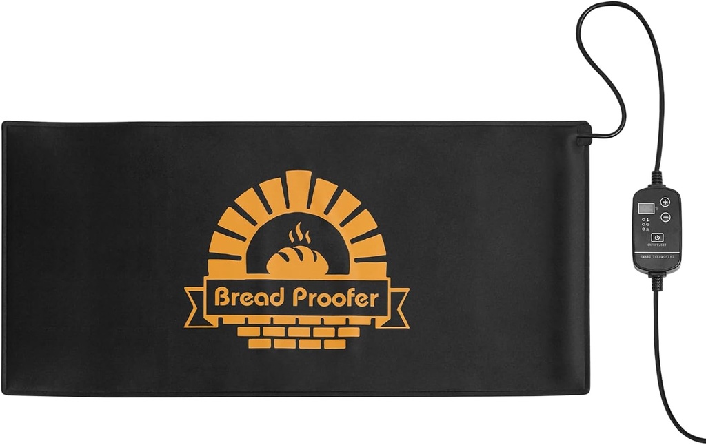 Bread Proofer Bread Dough Starter - 59°F - 140°F Adjustable Temperature Dough Proofer with Thermostat Control Bread Warming Mat
