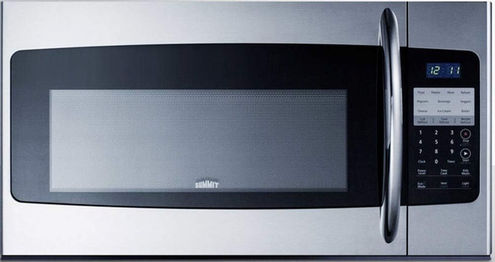 Summit 30” Over The Range Microwave, 1.6 cu.ft., Stainless Steel- OTRSS301