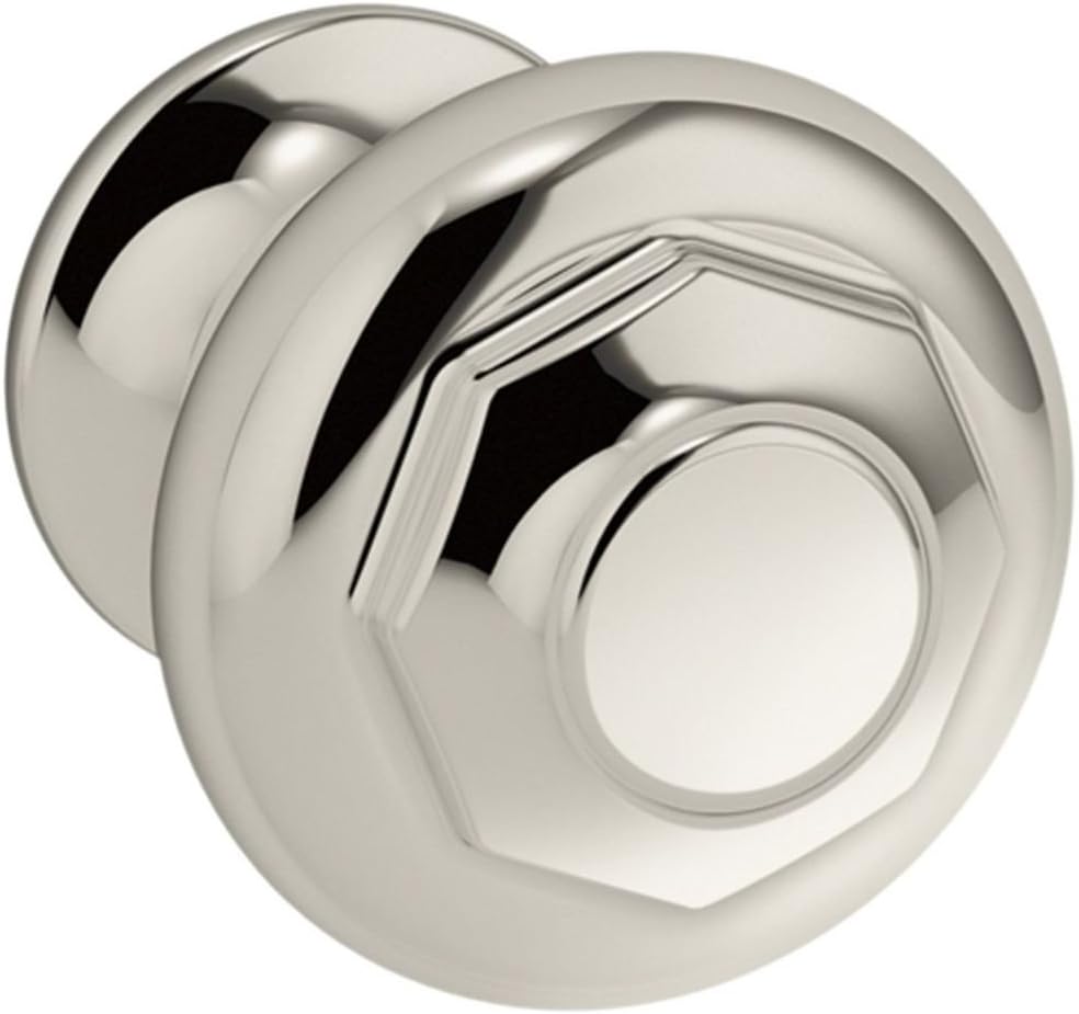 Kohler K-72578-SN Artifacts Cabinet Knob, Vibrant Polished Nickel