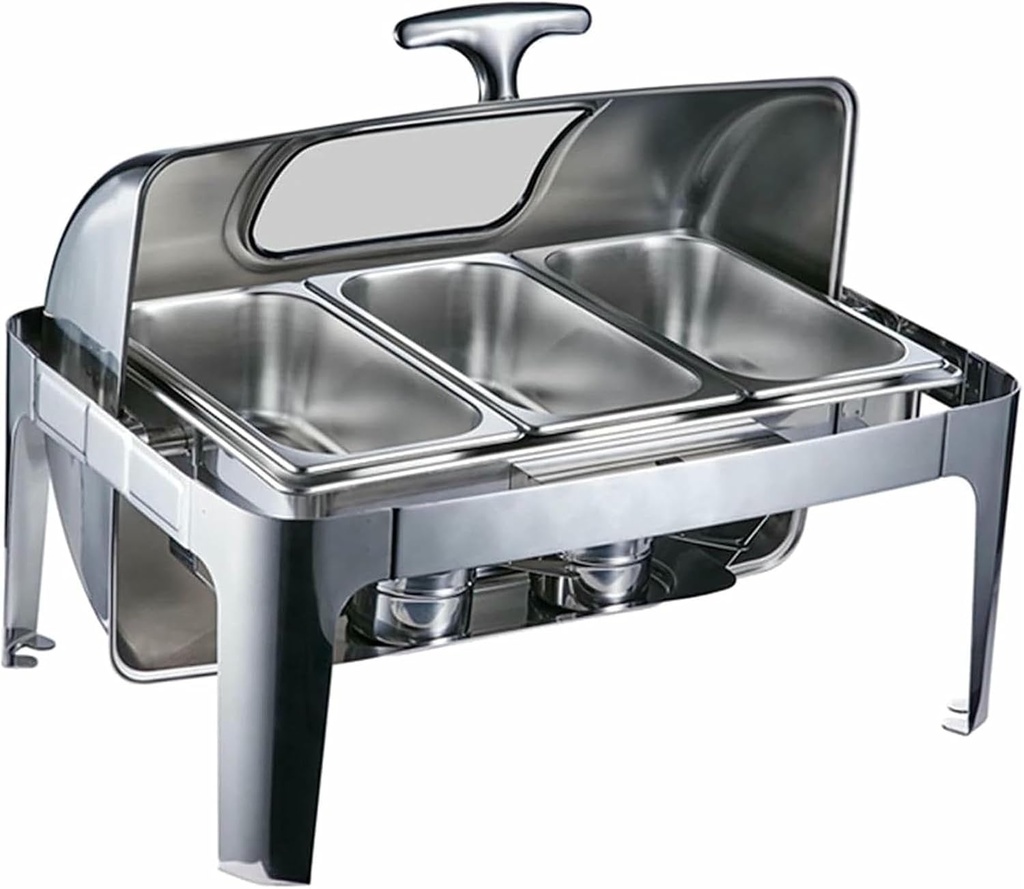 Electric Buffet Server Hot Stainless Steel Buffet Plate - Buffet Servers and Heater.Hot Pot Buffet Game, Hot Stainless Steel Buffet Pot