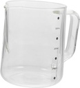 Alipis Latte Art Cup Multi-purpose Glass Kettle for Home Supplies Coffee Milk Tea Juice