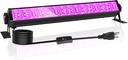 Upgraded 42W LED Black Light Bar, Blacklight Flood Light with Plug+Switch+5.9ft Cord, Light Up 24x24ft Area, for Halloween Glow Fluorescent Party Bedroom Game Room Body Paint Stage Lighting