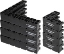 Milescraft 7366 Corner Square Kit - 90° Corner Clamping Positioning/Assembly Squares. 8in. and 4in. Works on Interior or Exterior Corners. Non-Marring Material. (8pc)