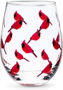 Abbott Collection Cardinal Stemless Goblet-5" H