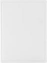 FARBERWARE Extra-Large Plastic Cutting Board, 15x20 Inch Dishwasher-Safe Chopping Board with Juice Groove, Non-Slip Surface, Durable, White