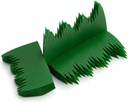 JapanBargain 2052, Sushi Grass Divider Bento Box Food Divider Decoration Sushi Baran 200pcs, Made in Japan