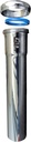 EZ-FLUID 1-1/4" x 12" Heavy Duty Thick Commercial Grade 17GA Chrome Brass Tubular Slip-Joint Extension Sink TailPiece Tube,Brass Nut For Bathroom,Kitchen Under Sink P-Trap Drain Pipe(1)