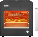 VEVOR Infrared Grill, 1800W Smokeless Infrared Electric Steak Broiler, 1450°F Stainless Steel Steak Cooker with 6-Tier Adjustable Rack, Electric Steak Grill for BBQ, Toast, Grill, Indoor