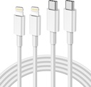 USB C to Lightning Cable 3FT 2Pack [Apple MFi Certified], Power Delivery iPhone Cables Type C iPhone Charger Cord Fast Charging Compatible iPhone 14 13 12 11 Pro Max X XS XR 8 7 6s Plus SE
