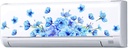 'ac Sticker Fridge Sticker Wall Sticker Split Ac Stickers Air Conditioner Sticker - Standard Size (Fit for All Models/Sizes/Brands) (Vinyl, Multicolor)' - SM6079