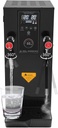 Continuous Steam Commercial Steam Milk Frother, 3000W Automatic Steam Boiling Water Machine 3.2Gal, 2-Wand, Controllable Temperature, Electric Foam Maker for Coffee, Latte, Milk, Tea (Black)