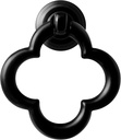 6 Pack Black Cabinet Knobs Zinc Alloy Drawers Knobs 1.97 inch (50mm) Kitchen Cabinet Door Knobs