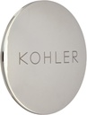 KOHLER Overflow Cap for Iron Plains Bathroom Sinks, Vibrant Polished Nickel