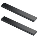 Shower Door Magnet - 2-1/2" Long Glass Door T-Magnet Replacement for Swing Shower Doors, Handles and Shower Door Strike Jamb (Black, 2 Pack)