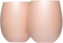 Corkcicle Sommelier Stemless - Double Pack - Ceramic Terracotta