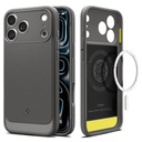 Spigen Rugged Armor MagFit sag til iPhone 17 / 18 Pro Max, Gray