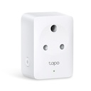 Tapo P116M (1- Pack) 6A Mini Wi- Fi Smart Plug, Energiovervågning & 4- Way Safety Protection Budd124; Kompatibel med Alexa, Home, Apple Home, Samsung SmartThings via Matter Budd124; Ideel til små apparater