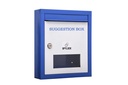 Raj Rajeshwari High GradeHeavy Metal Suggestion Box / Mail Box / Compaining Box / Donation Box / Wall Mountable med to nøgle lås eller tabel overflade boks (blå)