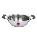 TOSAA TRIPLY MINI KADHAI- 3 Layer Base, Ideel til stegning, Tadka, Compact & Heavy Duty