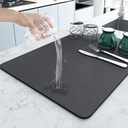 PANCA dish tørring køkken Mat 124; Stor vand Absorbent Utensil Tørring Rack Mat 124; Anti- Slip køkken tilbehør til hjemmet