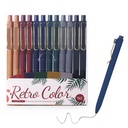 WY WENYUAN Metal Ballpoint penne, 1,0 mm Glat skrivning sort blæk, æstetisk metallisk pen med Clip, Elegant Office School gave pen til lærere, kvinder, kolleger, journalistik note tager