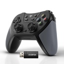 EvoFox One S V2 Universal 3- Mode trådløst spil controller, 1000Hz HallSense ™ Præcision Joysticks, BT, 2,4 GHz & wired, Macros, Fast Type- C Charging, PC, Mobile, Android TV, PS4 & Console Gaming