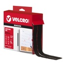 VELCRO Mærke Sticky Ryg Hook og Loop Fasteners, 30 Ft Tape Roll, Black