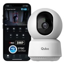 Qubo Smart Cam 360 ° 3MP MSD 124; Ingen SD-kort påkrævet, Records Directly on Cloud MSD 124; 2026 udgave - af Hero Group MSD 124; STQC Certified MSD 124; AI Person Detection MSD 124; Intruder Alarm MSD 124; Night Vision MSD 124; Two- Way Talk